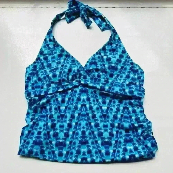 ATHLETA 36 B/C PADDED HOLTER TANKINI CRUISE SUMMER SWIMMING LARGE BOTTOM SET - Picture 2 of 11